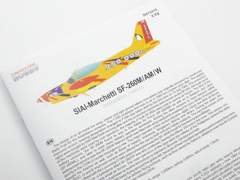 Фото #7 для Сборная модель SIAI-Marchetti SF-260M/AM/W