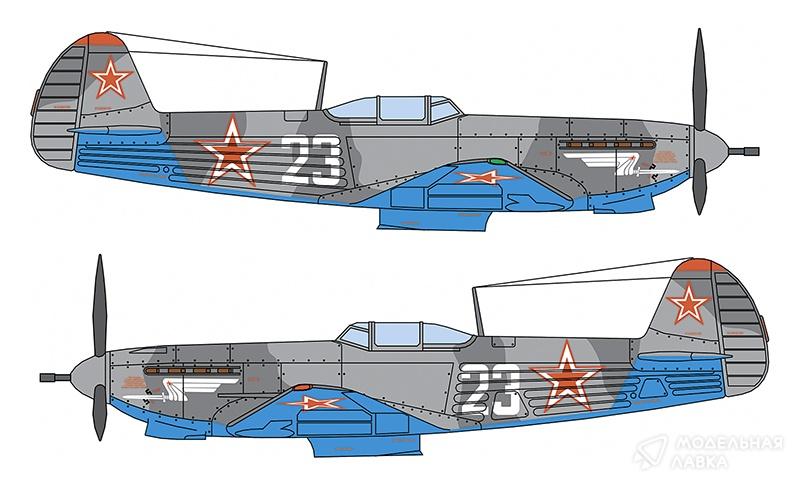Сборная модель советский истребитель Як-9К ARK Models