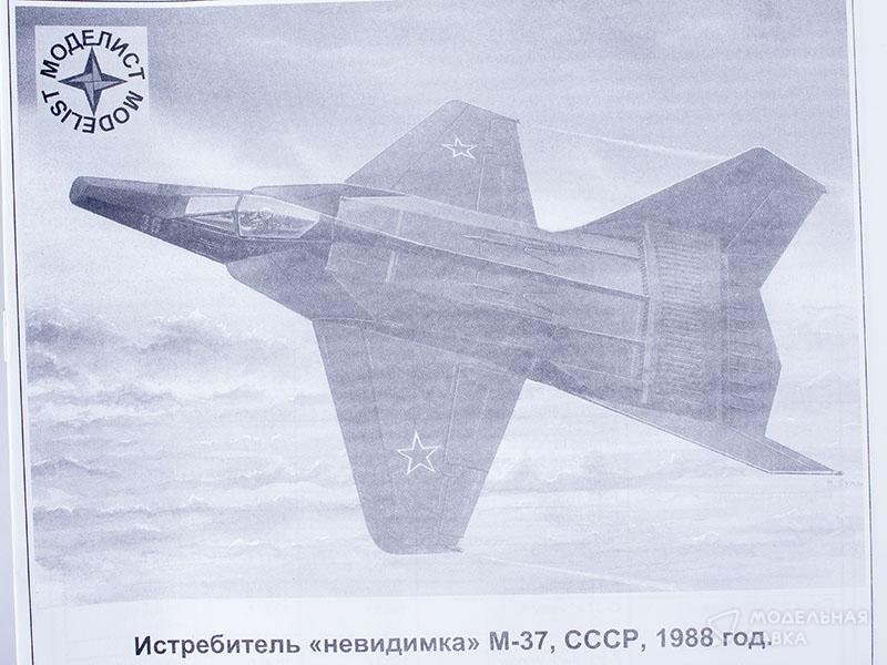 Фото #6 для Сборная модель советский "самолет невидимка" М-37