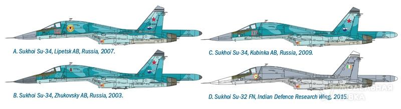 Фото #6 для Сборная модель Sukhoi SU-34/SU-32 FN