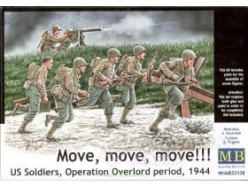 "Вперед, вперед, вперед!!!" Американские солдаты, операция Оверлорд, 1944