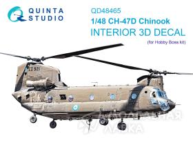 3D Декаль интерьера кабины CH-47D (HobbyBoss)