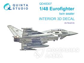 3D Декаль интерьера кабины Eurofighter двухместный (Revell)