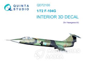3D Декаль интерьера кабины F-104G (Hasegawa)