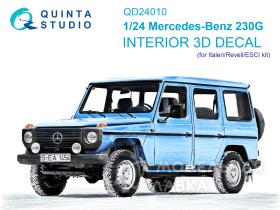 3D Декаль интерьера кабины Mercedes-Benz 230G (Italeri-Revell-ESCI)