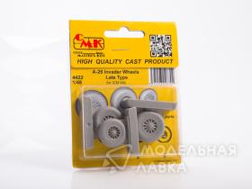 A-26 Invader Wheels Late Type / for ICM kit