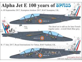 Alpha Jet E 100 years of SPA85, with stencils