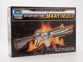Американская полуавтоматическая винтовка AR15/M16/M4 M4A1/M203