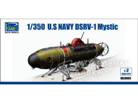 Американская сверхмалая подводная лодка DSRV-1 Mystic ( 2 модели в коробке)