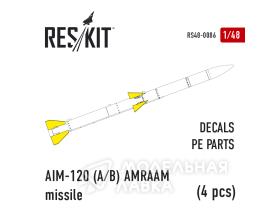 Американская управляемая ракета класса "воздух-воздух" AIM-120 (A/B) AMRAAM (4 шт)