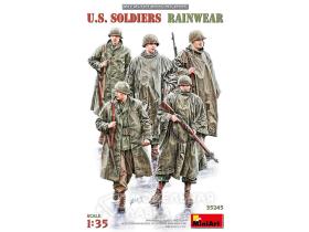 Американские солдаты в дождевиках