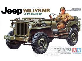 Американский 1/4-тонный джип 4х4 Willys MB (2 варианта сборки) и 1 фигурой водителя