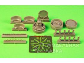 B-17G Engine Set (starboard side engine, 1pc) for Airfix kit