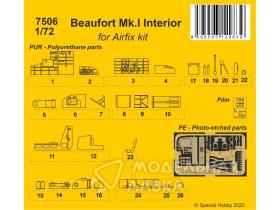 Beaufort Mk.I Interior  / for Airfix kit