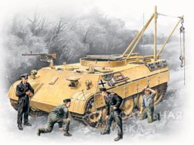 Bergepanther с немецким танковым экипажем