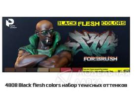Black flesh colors набор телесных оттенков