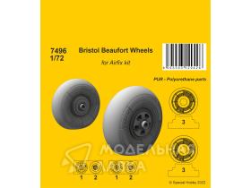 Bristol Beaufort Wheels  / for Airfix kit