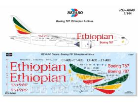 Декаль Boeing 787 Ethiopian