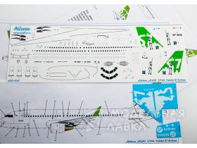 Декаль для самолета Airbus A320 Painter S7 Airlines