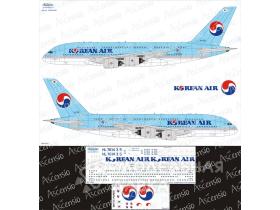 Декаль для самолета Airbus A380-800 Korean Air