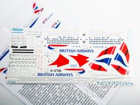 Декаль для самолета Boeing 777-300ER British Airways
