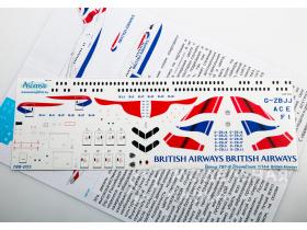 Декаль для самолета Boeing 787-8 British Airways