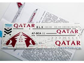 Декаль для самолета Boeing 787-8 Qatar