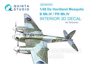 Декаль интерьера кабины DH Mosquito B Mk.IV/PR Mk.IV (Tamiya)