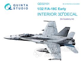 Декаль Интерьера Кабины F/A-18C EARLY (Для Academy)