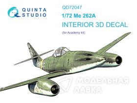 Декаль интерьера кабины Me-262A (Academy)