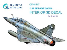 Декаль интерьера кабины Mirage 2000N (Kinetic)