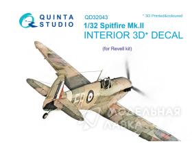 Декаль интерьера кабины Spitfire Mk. II (для модели Revell)