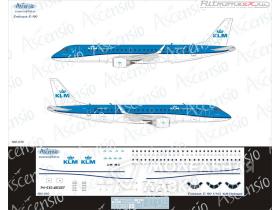 Декаль на Embraer 190 KLM Cityhopper