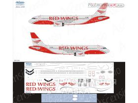 Декаль на самолет Airbus A320 Red Wings