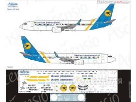 Декаль на самолет Boeing 737-800 Ukraine International Airlines