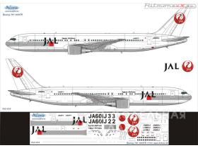 Декаль на самолет Boeing 767-300ER JAL - Japan Airlines