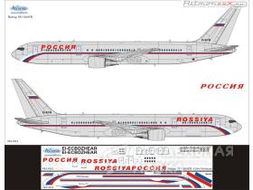 Декаль на самолет Boeing 767-300ER Россия