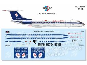 Декаль Ту-134А-3 Белавиа