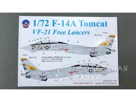 Декали для F-14A Tomcat VF-21 Lancer