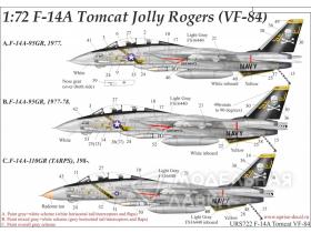 Декали для F-14A Tomcat VF-84 Jolly Rogers