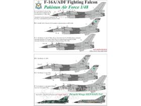 Декали для F-16A/ADF PAF Rutskoy Su-25 and Afghan Su-22 killer