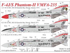 Декали для F-4J/S Phantom-II VMFA-235