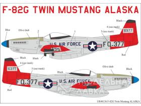 Декали для F-82G Twin Mustang Alaska+masks