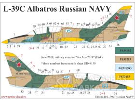 Декали для L-39C Albatros Russian NAVY