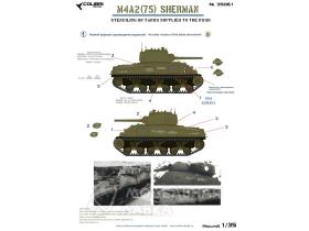 Декали для M4A2 Sherman (75) w - Stencil Lend-Lease