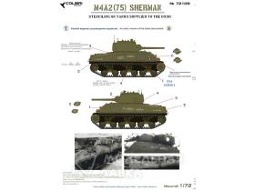 Декали для M4A2 Sherman (75) w - Stencil Lend-Lease