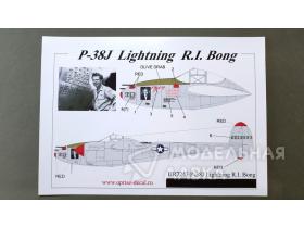 Декали для P-38J Lightning Richard Ira Bong