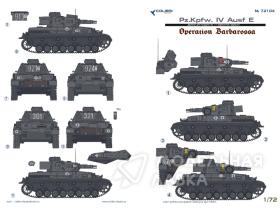 Декали для Pz.Kpfw. IV Ausf.E Operation Barbarossa