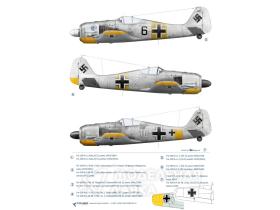 Декали Fw-190 A3/4 JG 51 part I