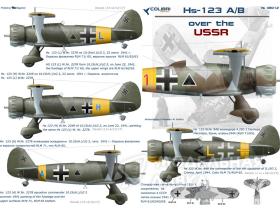 Декали Hs-123 A/B over the USSR